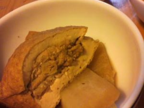 厚揚げのボリューム煮物